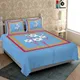 Blue__Jaipuri bedsheet